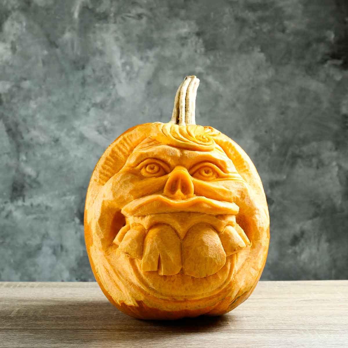 volkswagen pumpkin carving stencil