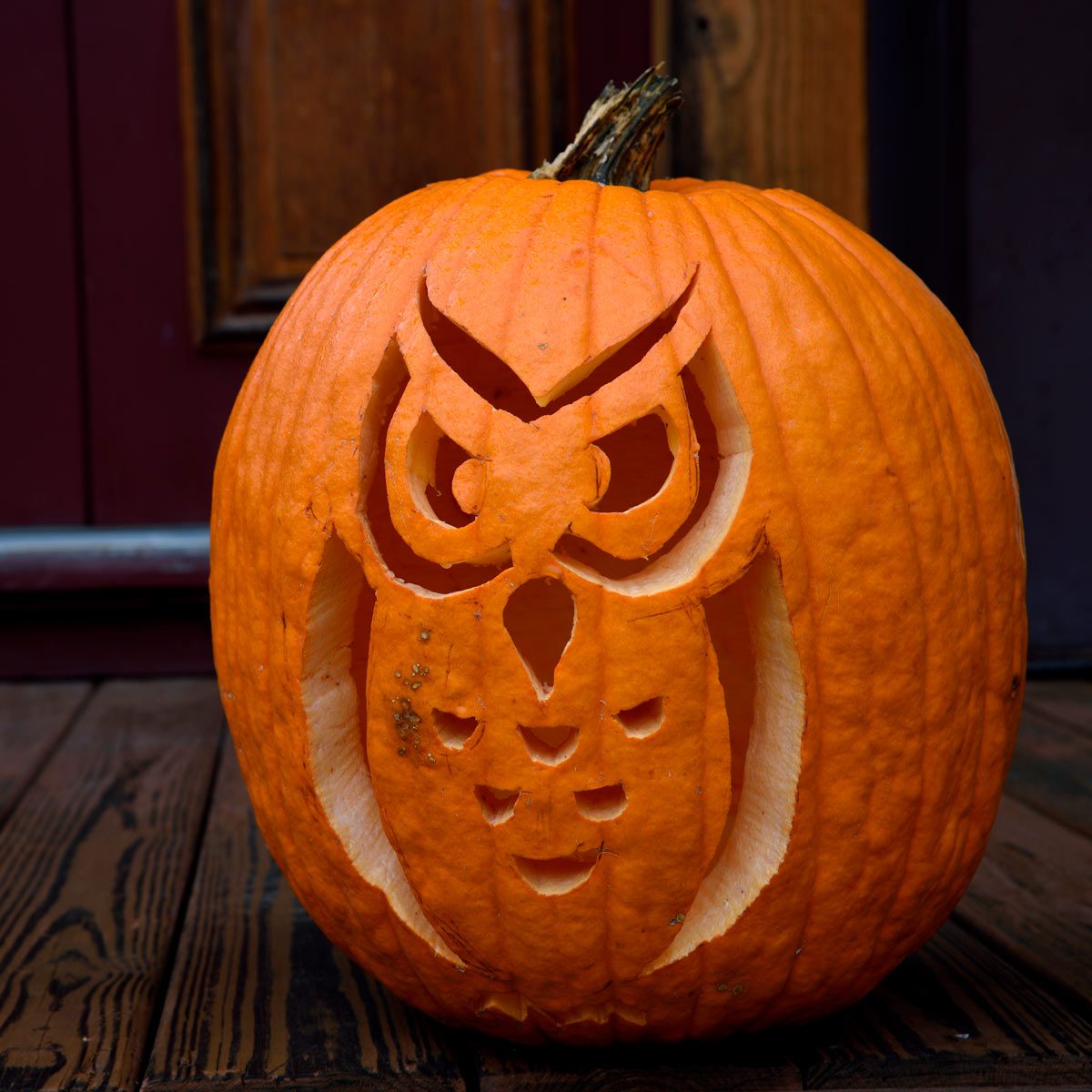Easy Owl Pumpkin Carving