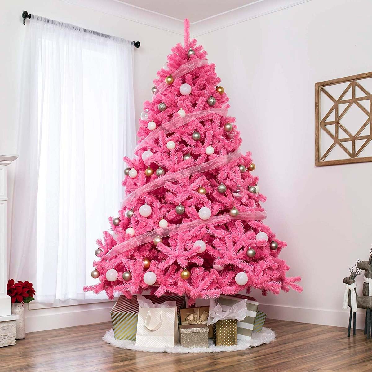 9 Pink Christmas Trees That'll Make You Rethink Holiday Traditions