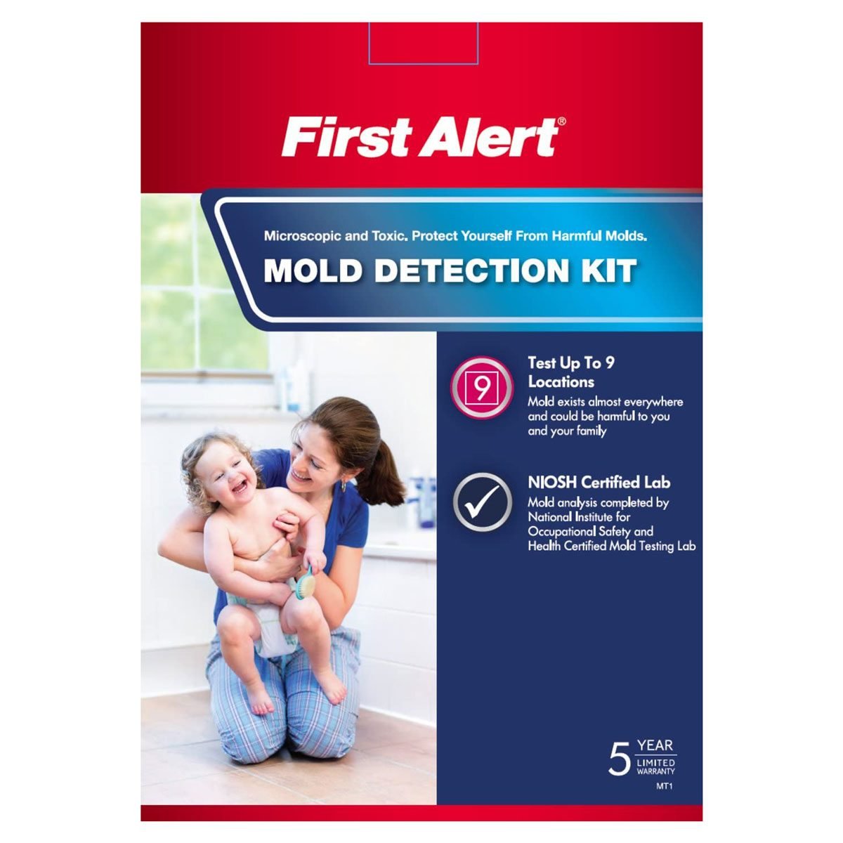 Mold Armor Indoor Mold Test Kit - Detects Mold Presence, Quick Results in  48 Hours, Easy and Safe to Use