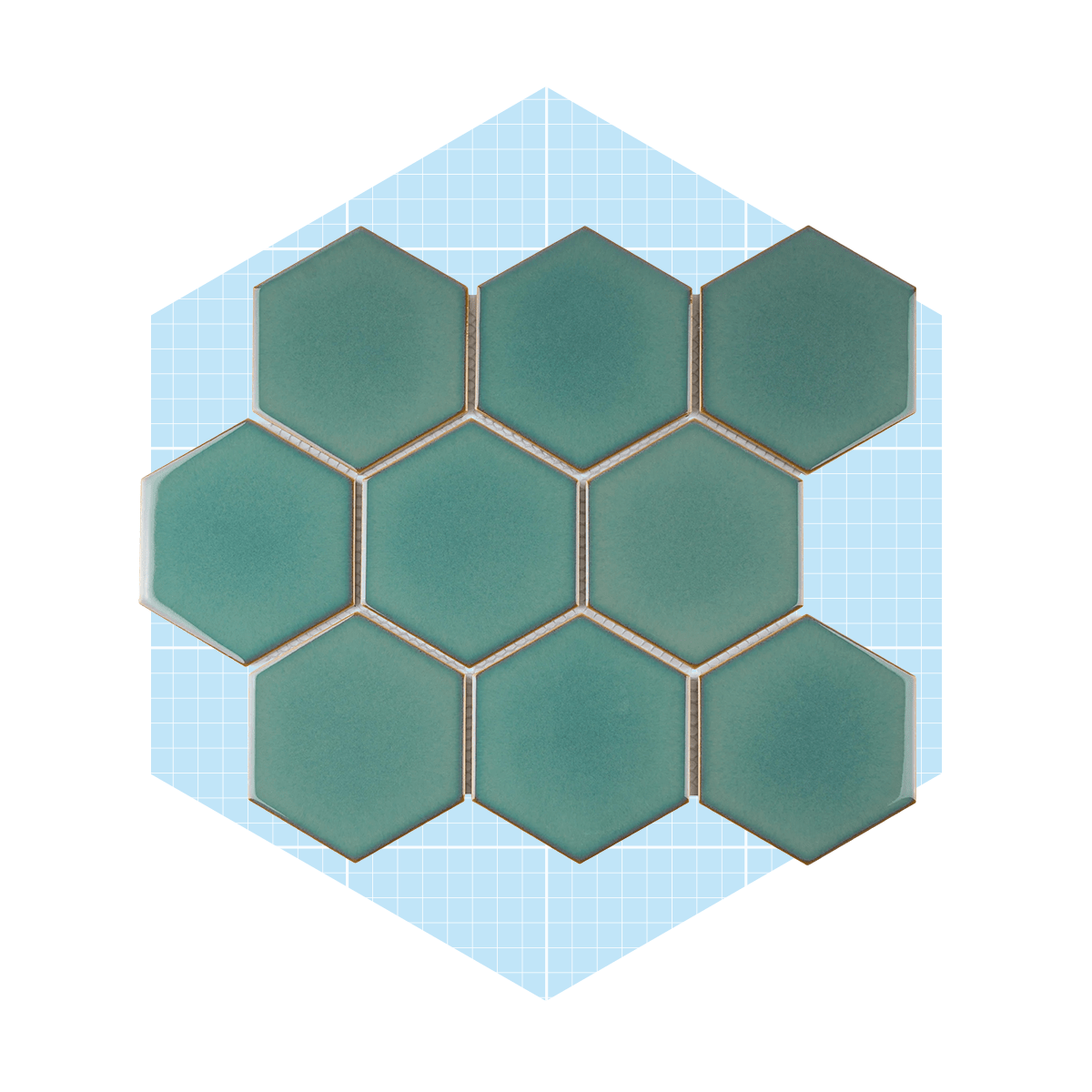 Honeycomb Mosaic Tiles Ecomm Via Wayfair.com