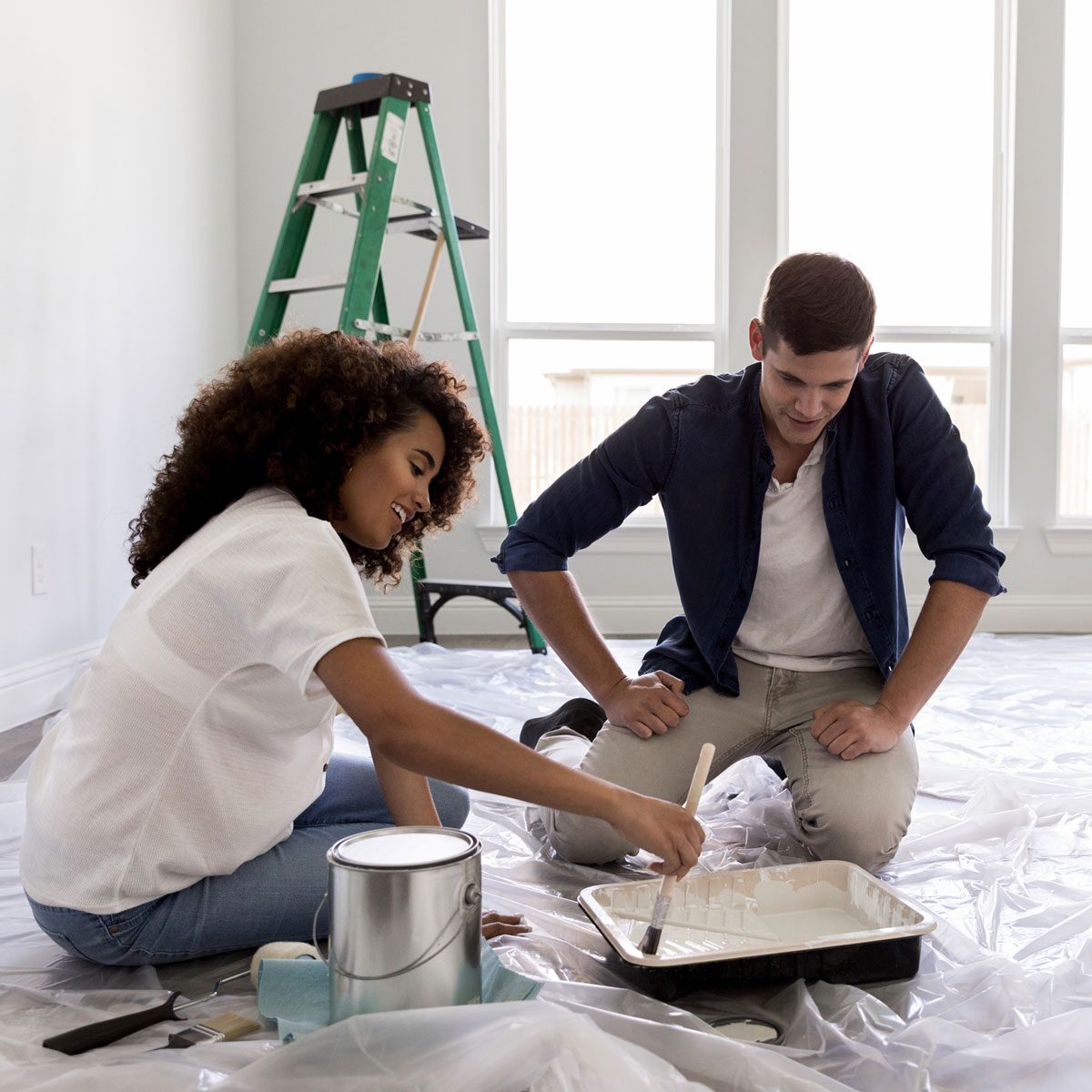 Trend Alert: Painting Your Interior Trim Black and Walls White - R&J  Painting - Chicago Commercial & Residential Painting
