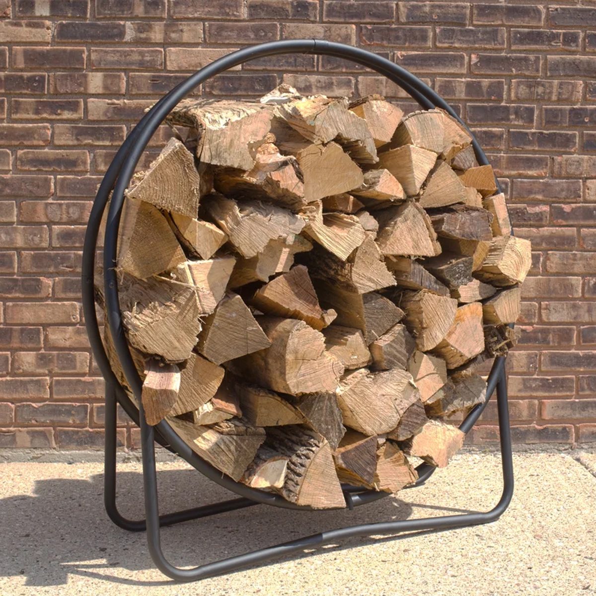 Abdulkareem 40'' W Metal Log Rack Ecomm Wayfair.com