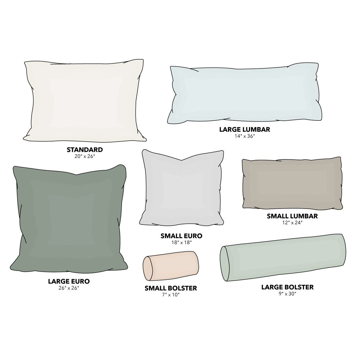 How to Style Pillows on a Bed 3 Different Ways 