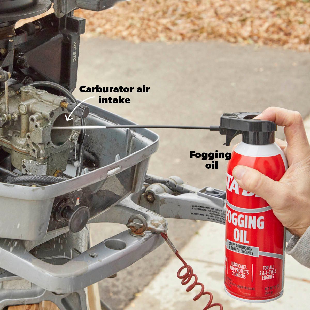 How to Winterize a 2-stroke Outboard Motor | Family Handyman