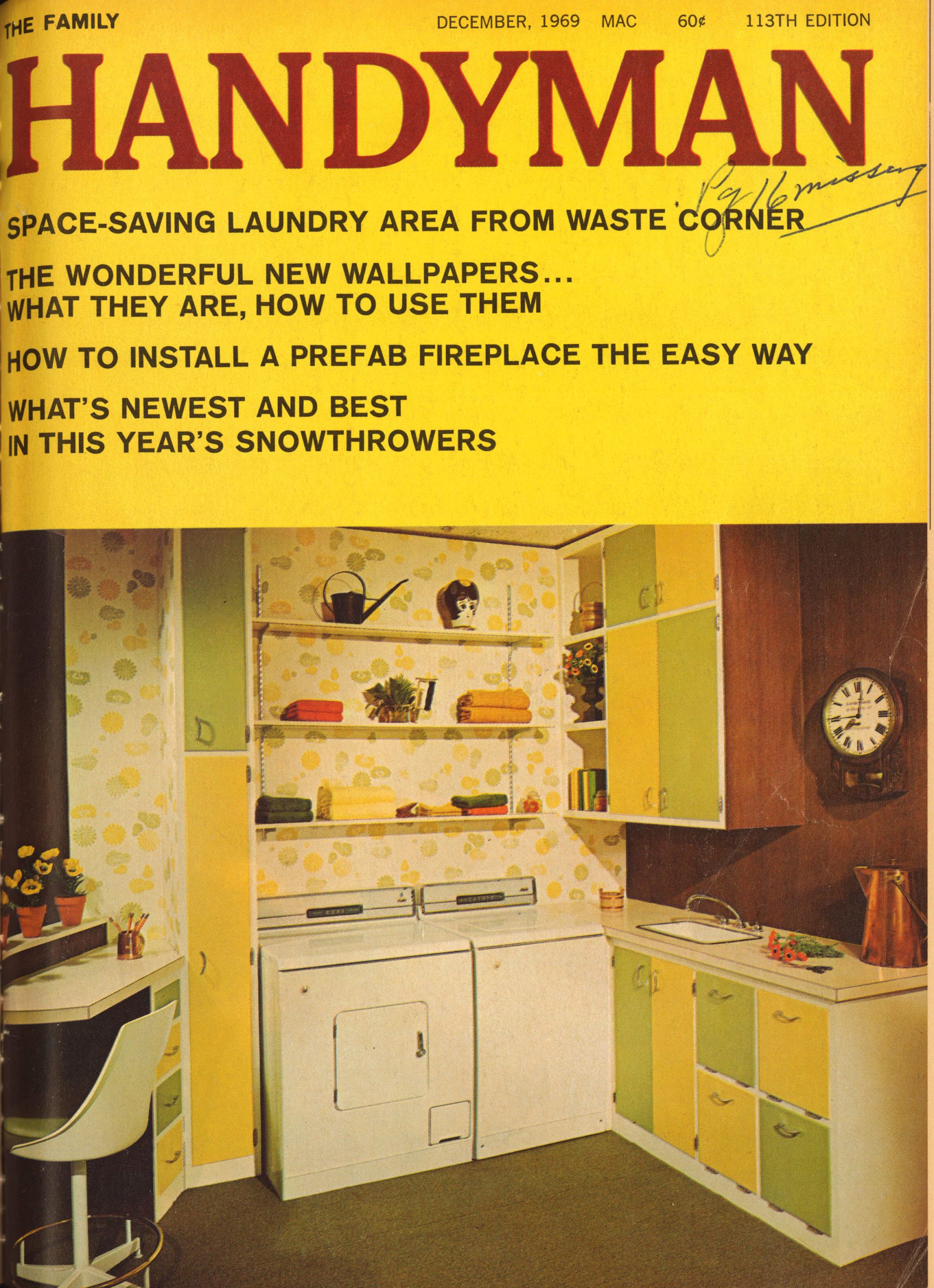 Vintage Family Handyman Covers from the ‘60s | Family Handyman