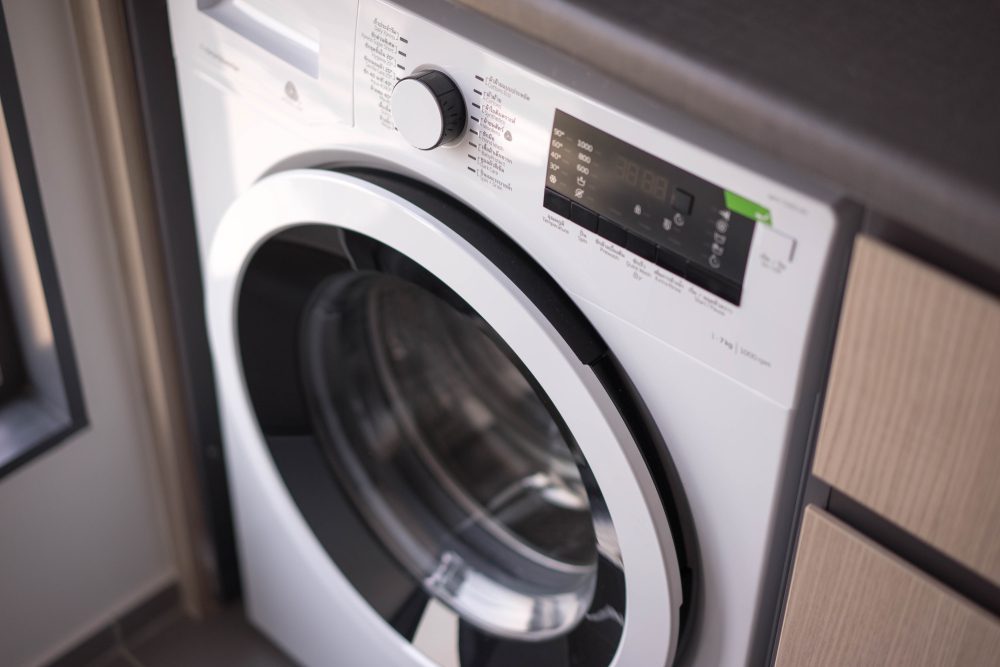 Washing machine in the Laundry room