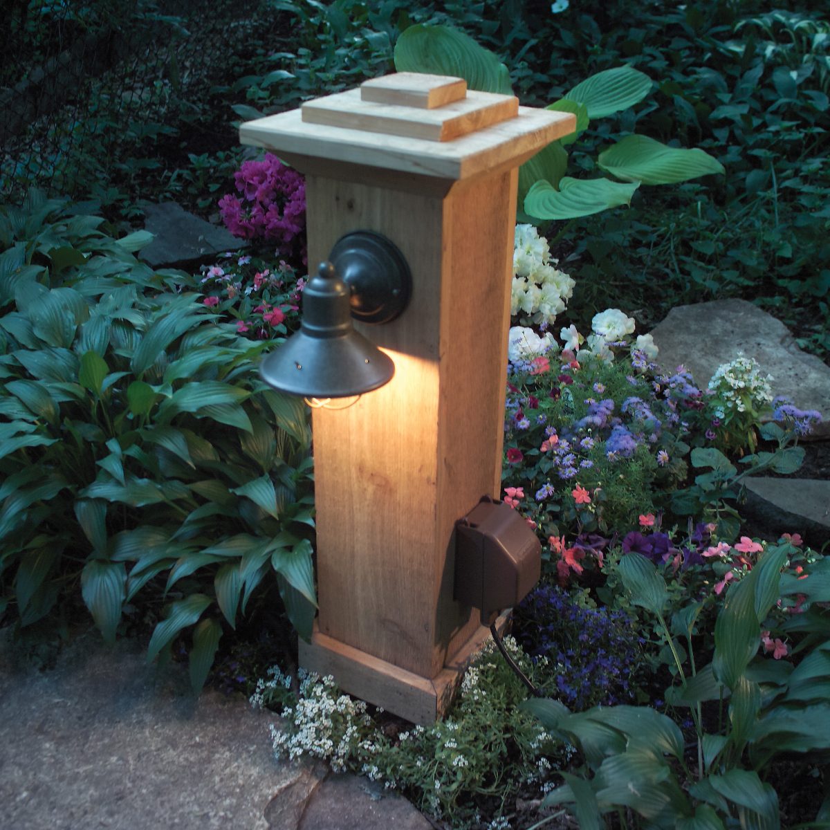 How To Install Outdoor Lighting And An Outlet