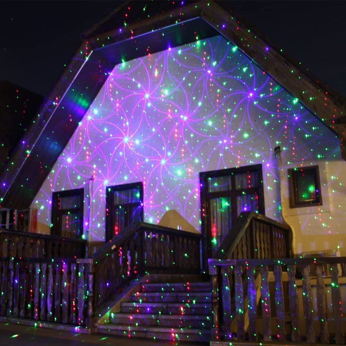 Motion 8 Patterns in 1 LEDMALL RGB Outdoor Garden Laser Christmas