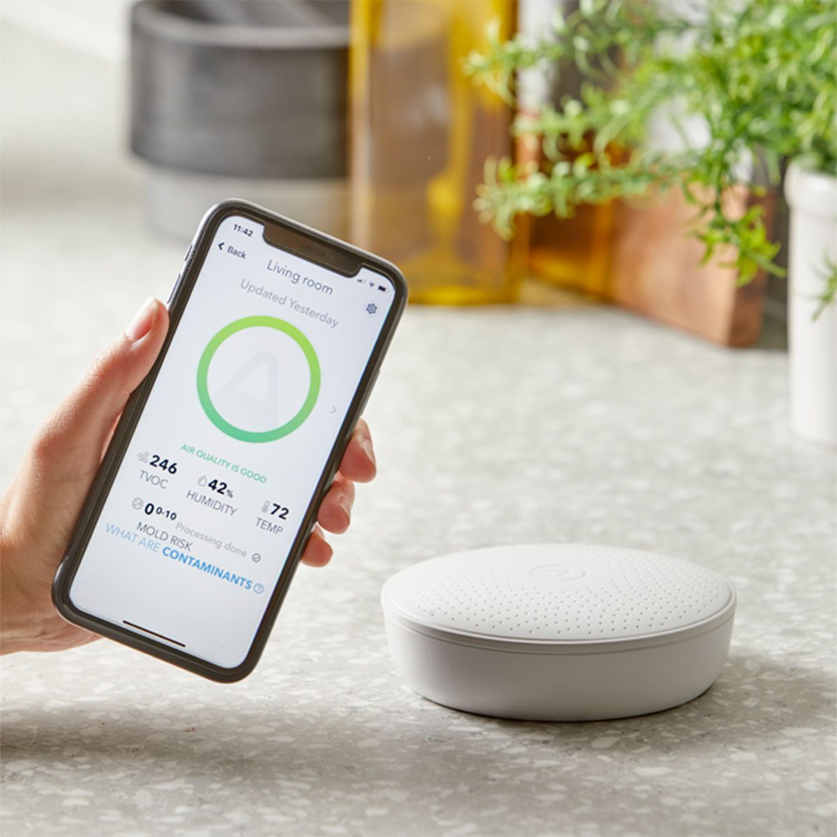 Monitoring Indoor Air Quality The Airthings Wave Plus Family Handyman