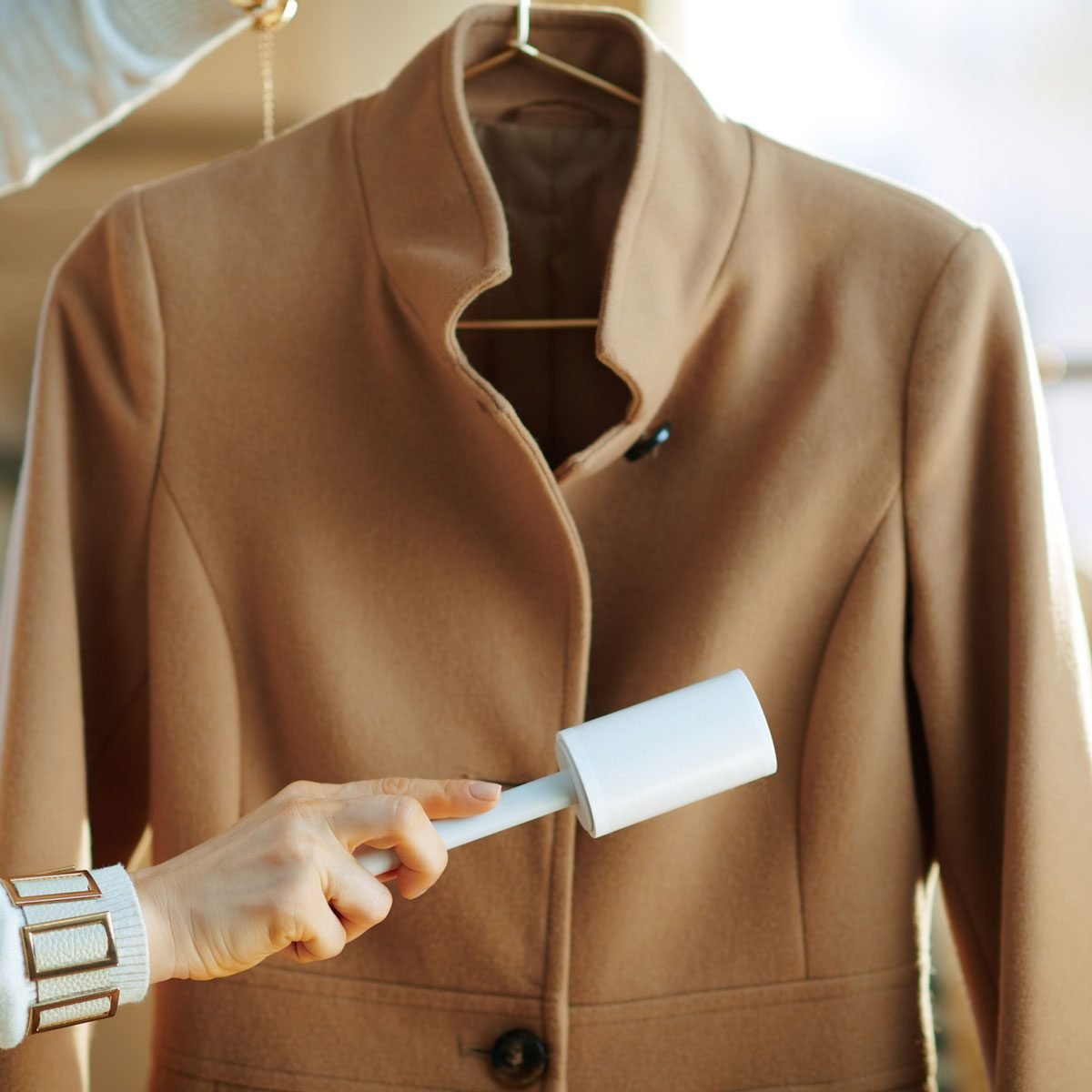 Can i dry-clean a designer leather coat