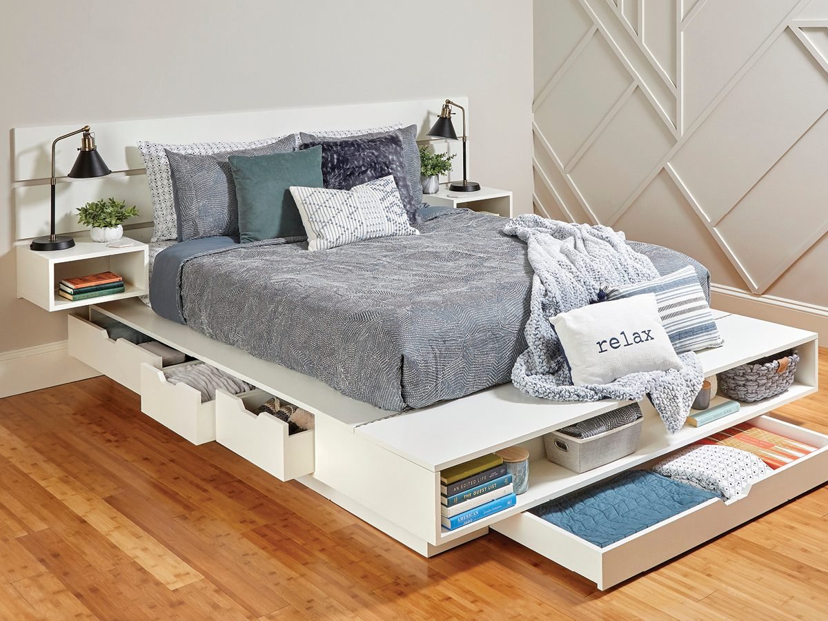 How to Build a Super-Spacious Storage Bed