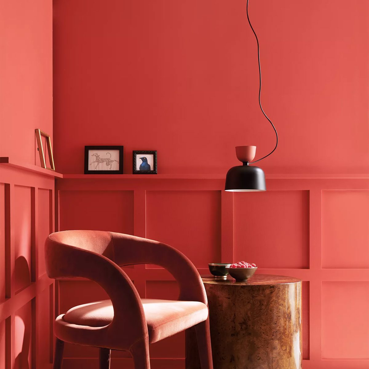 Raspberry Blush Wall Paint Via Benjaminmoore.com