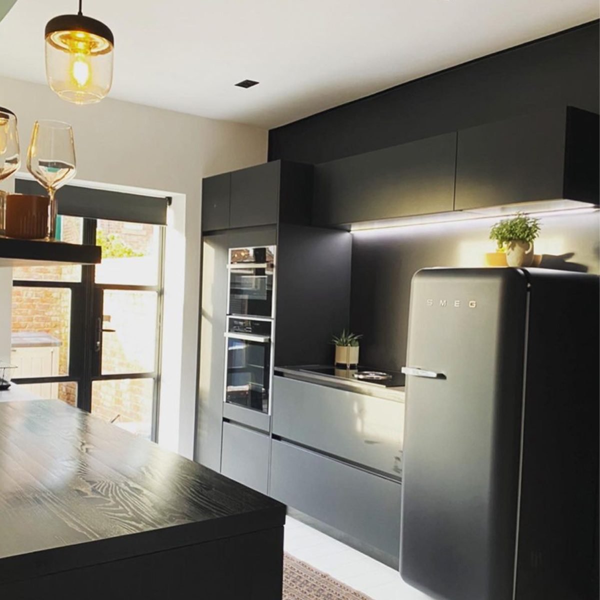 This Homeowner Was Inspired by an All-Black Kitchen on Instagram