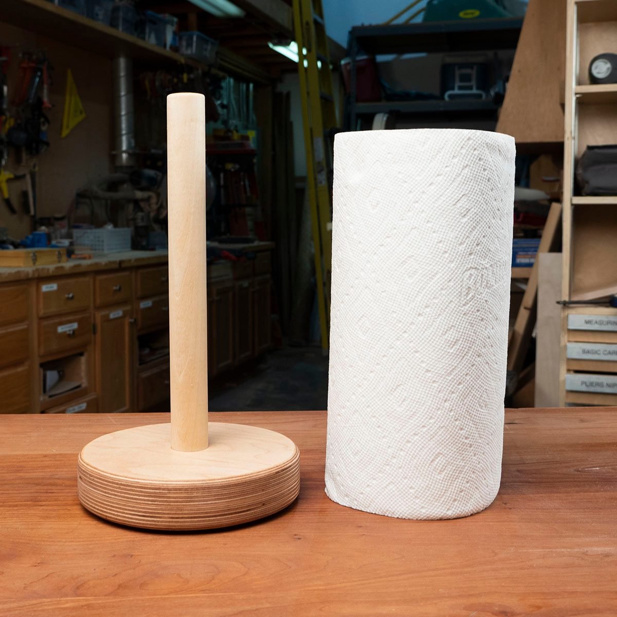 How to Make a Paper Towel Holder, DIY Paper Towel Holder