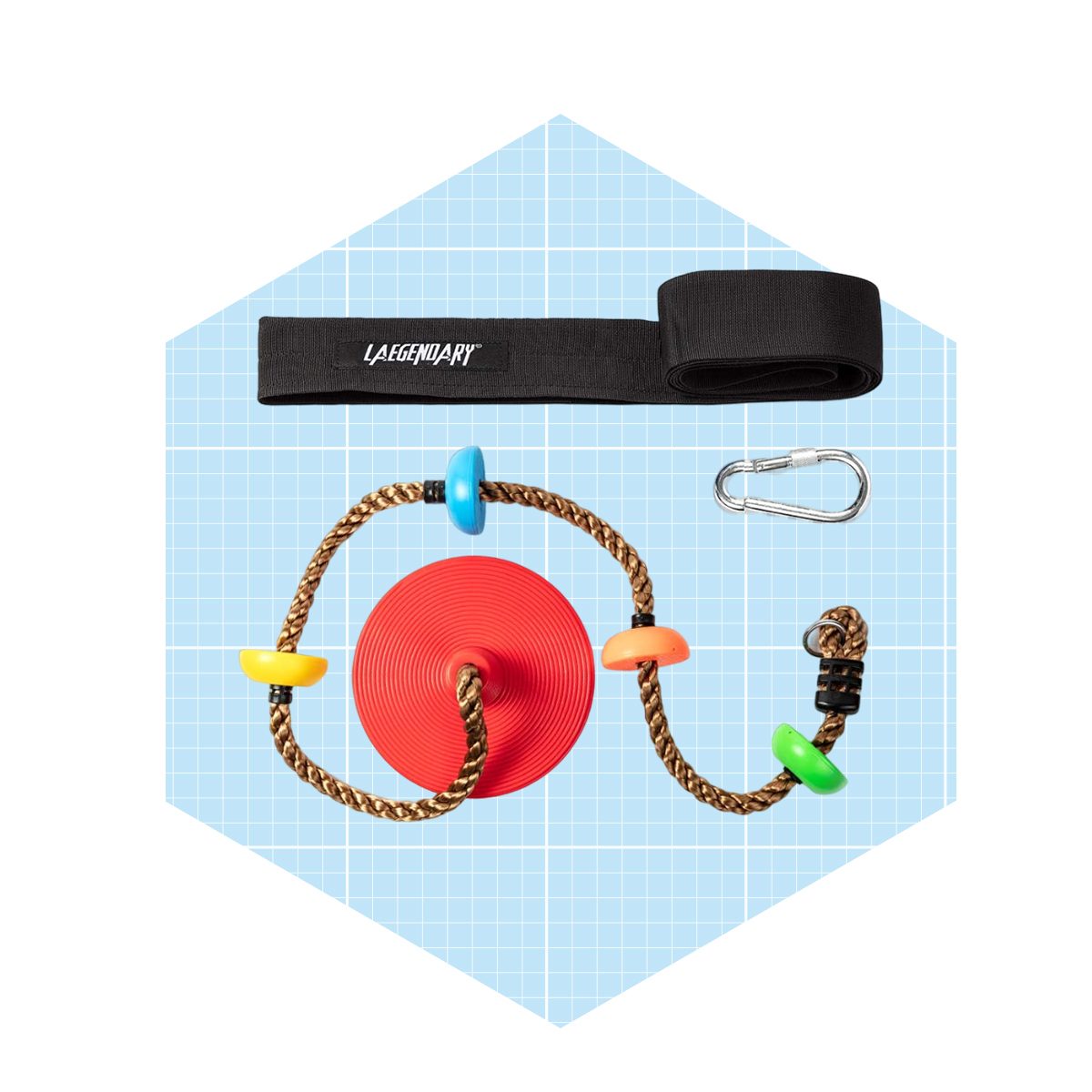 Laegendary climbing rope with disc online swing