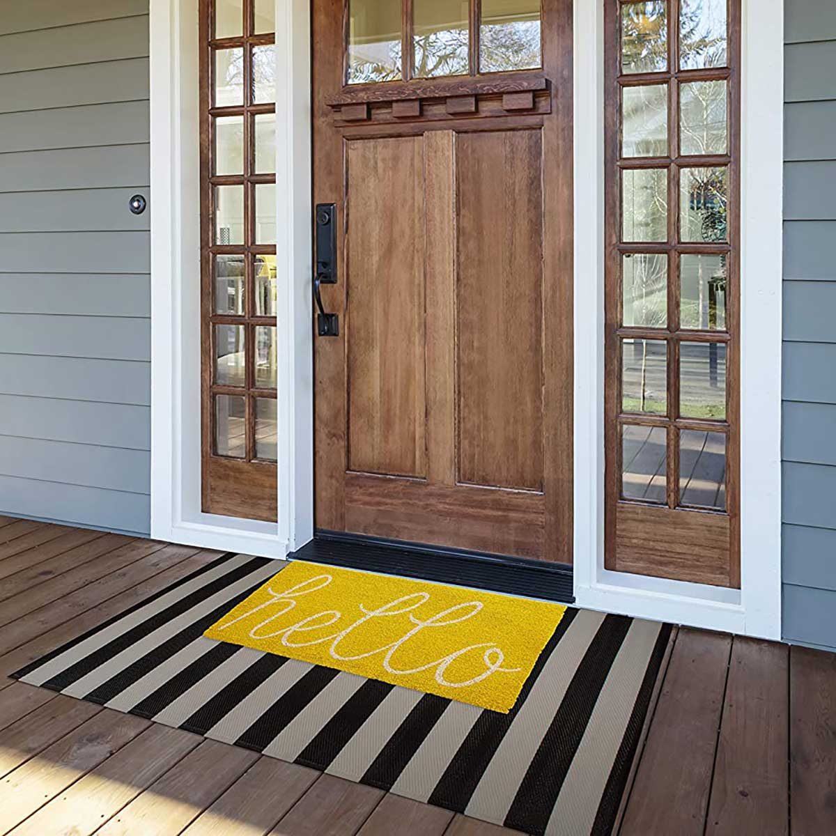 Welcome Mats Outdoor Door Mat Front Outdoor Entryway Rug Home
