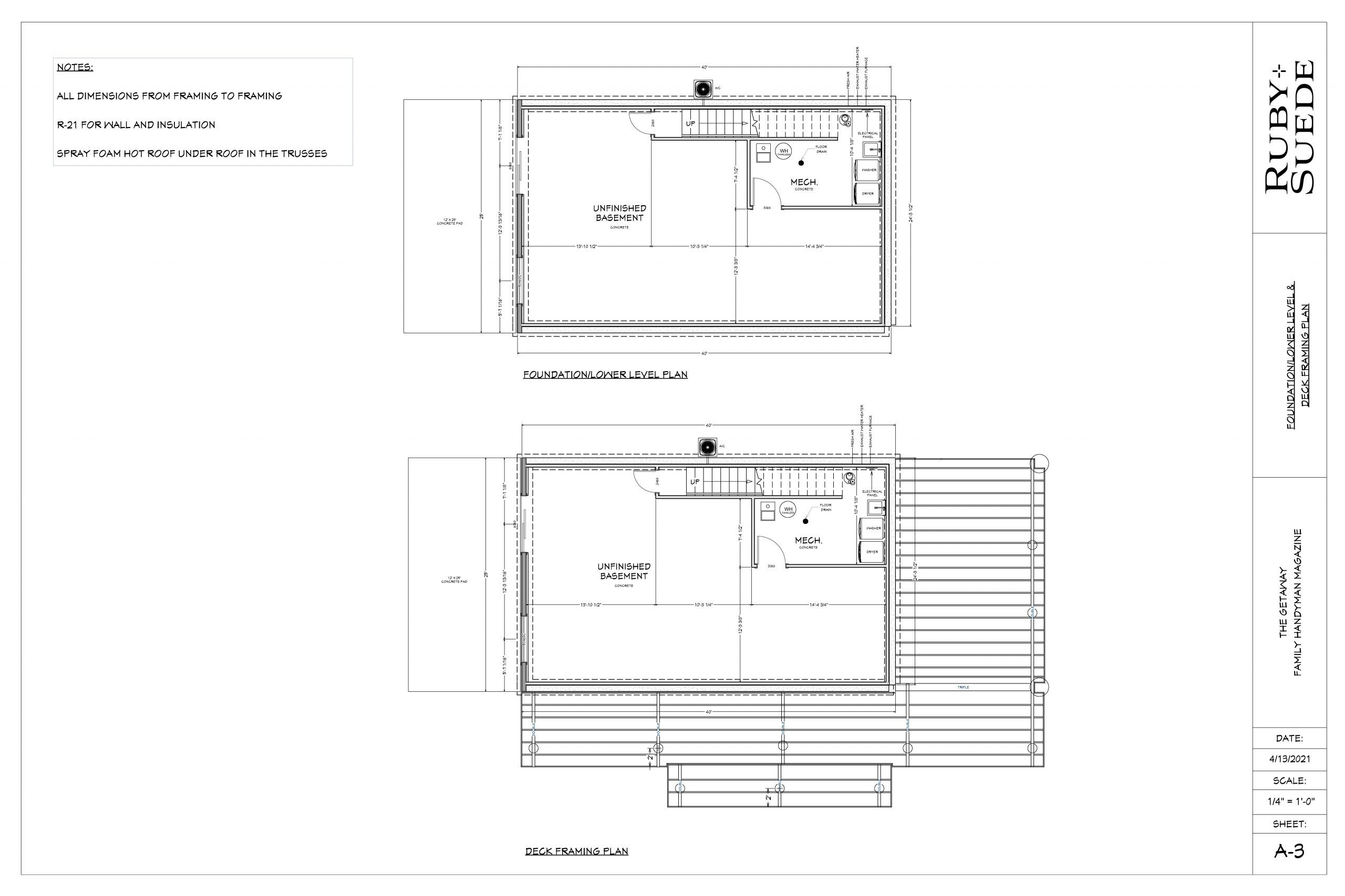 Getaway Deck Blueprint