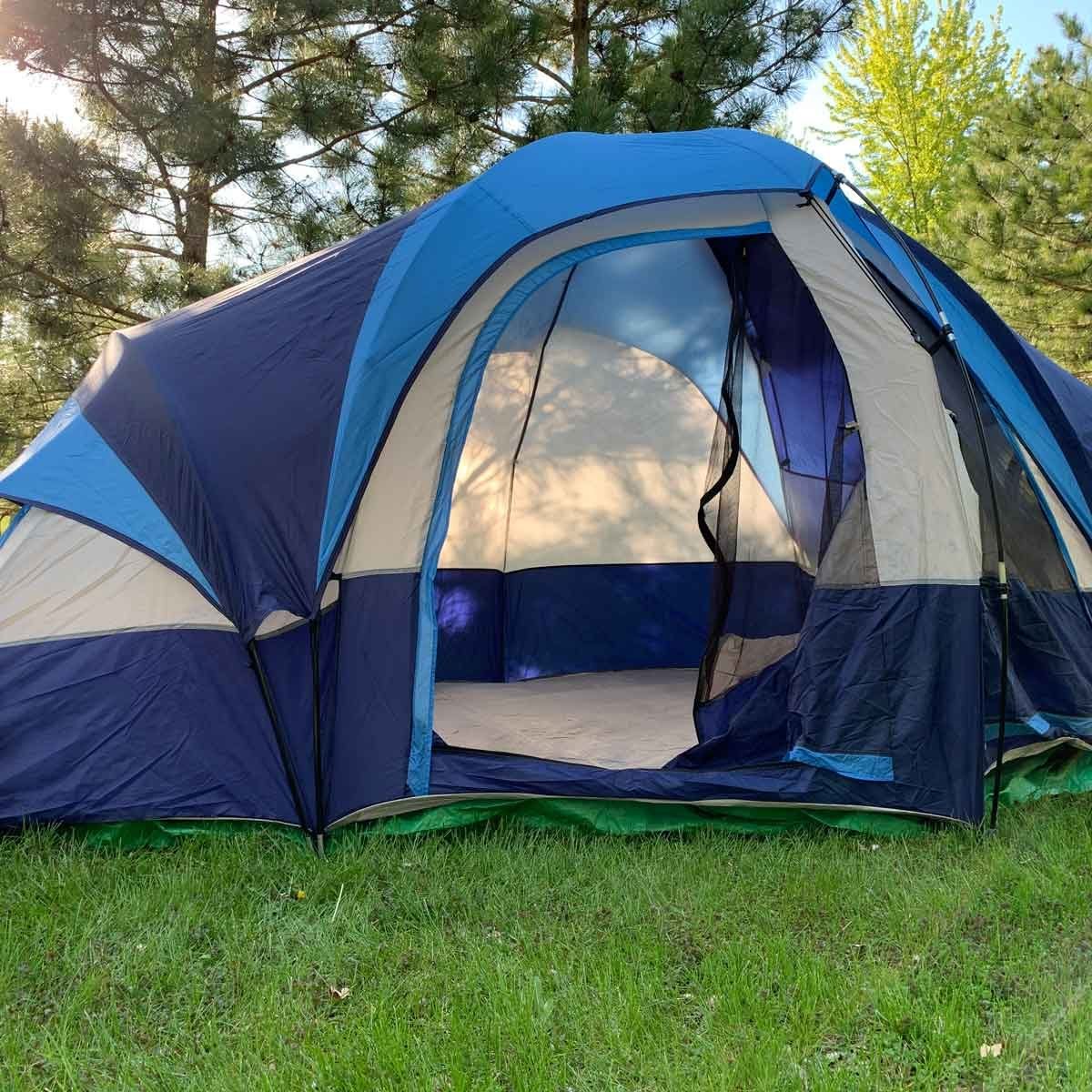 First Look! CORE 10 Person Straight Wall Tent [Family Camping