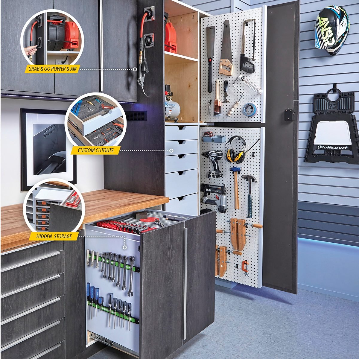 How to Customize Garage Cabinets for More Storage (DIY) | Family Handyman