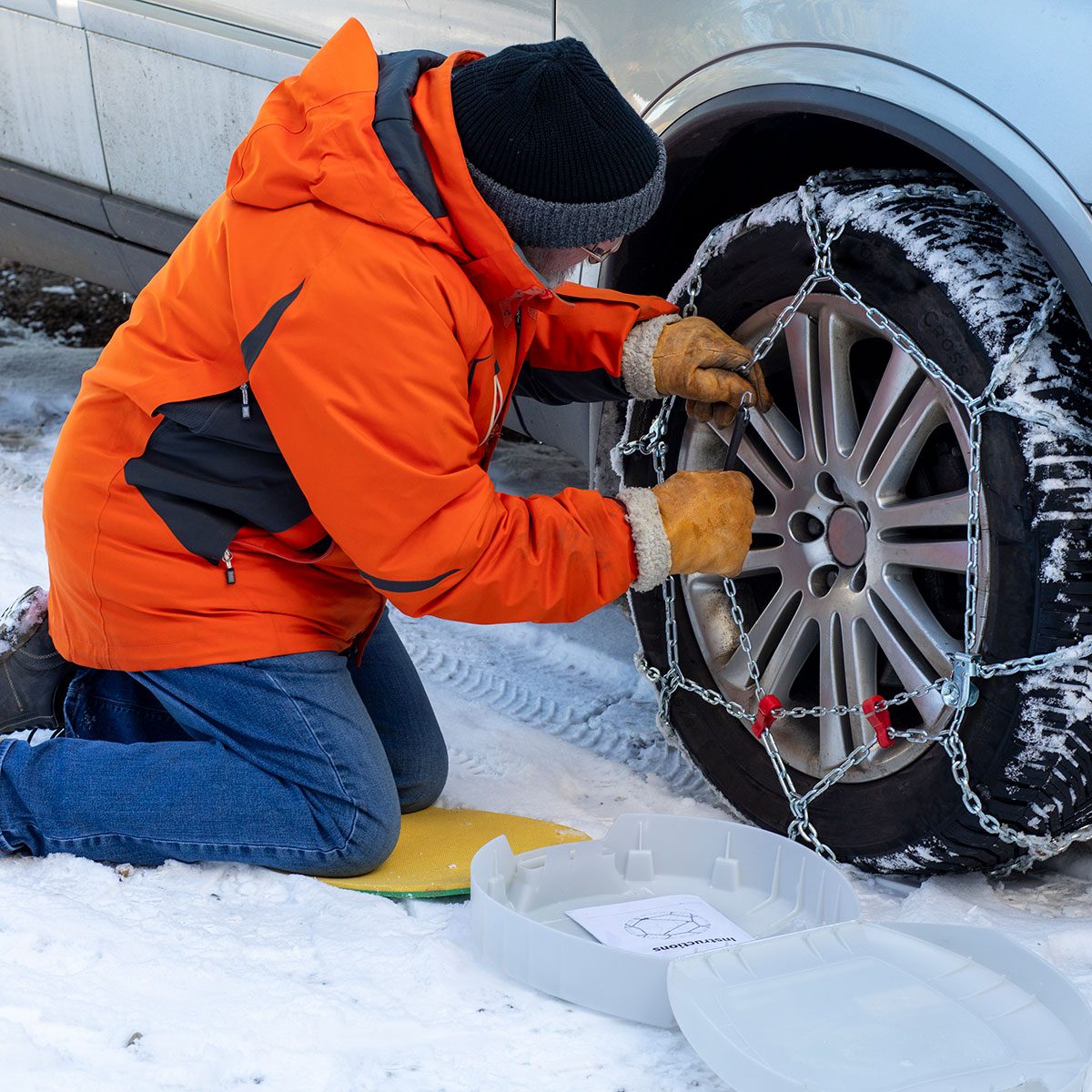 How to Put Snow Chains on Your Tires (DIY) Family Handyman