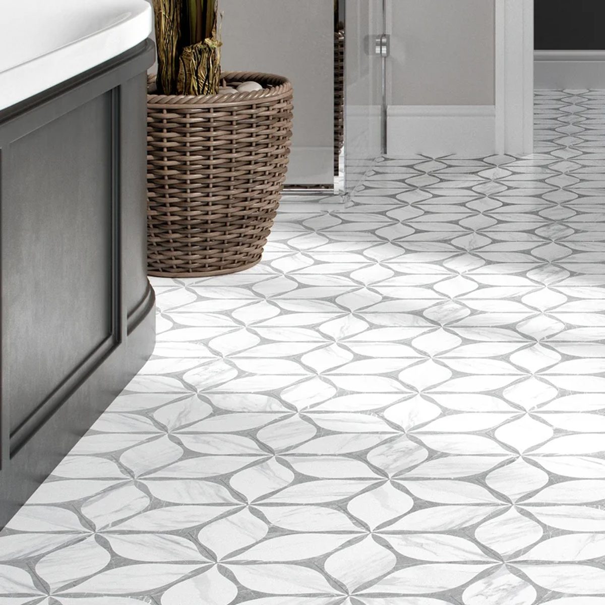 Corola 8 X 9.25 Porcelain Wall And Floor Tile Ecomm Wayfair.com