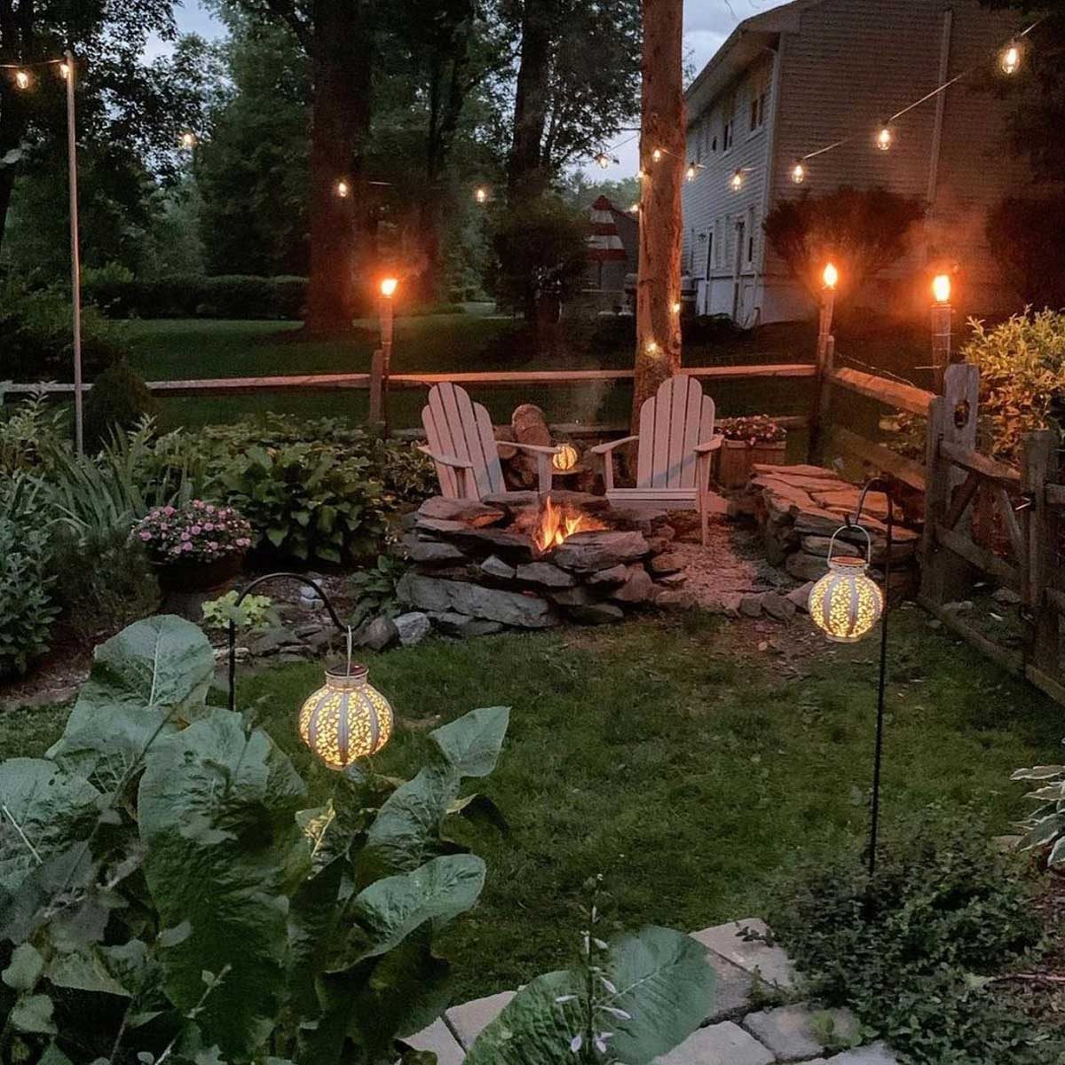 12 Outdoor Fire Pit Lighting Ideas | The Family Handyman