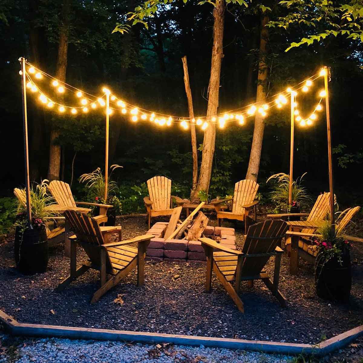 12 Outdoor Fire Pit Lighting Ideas | The Family Handyman