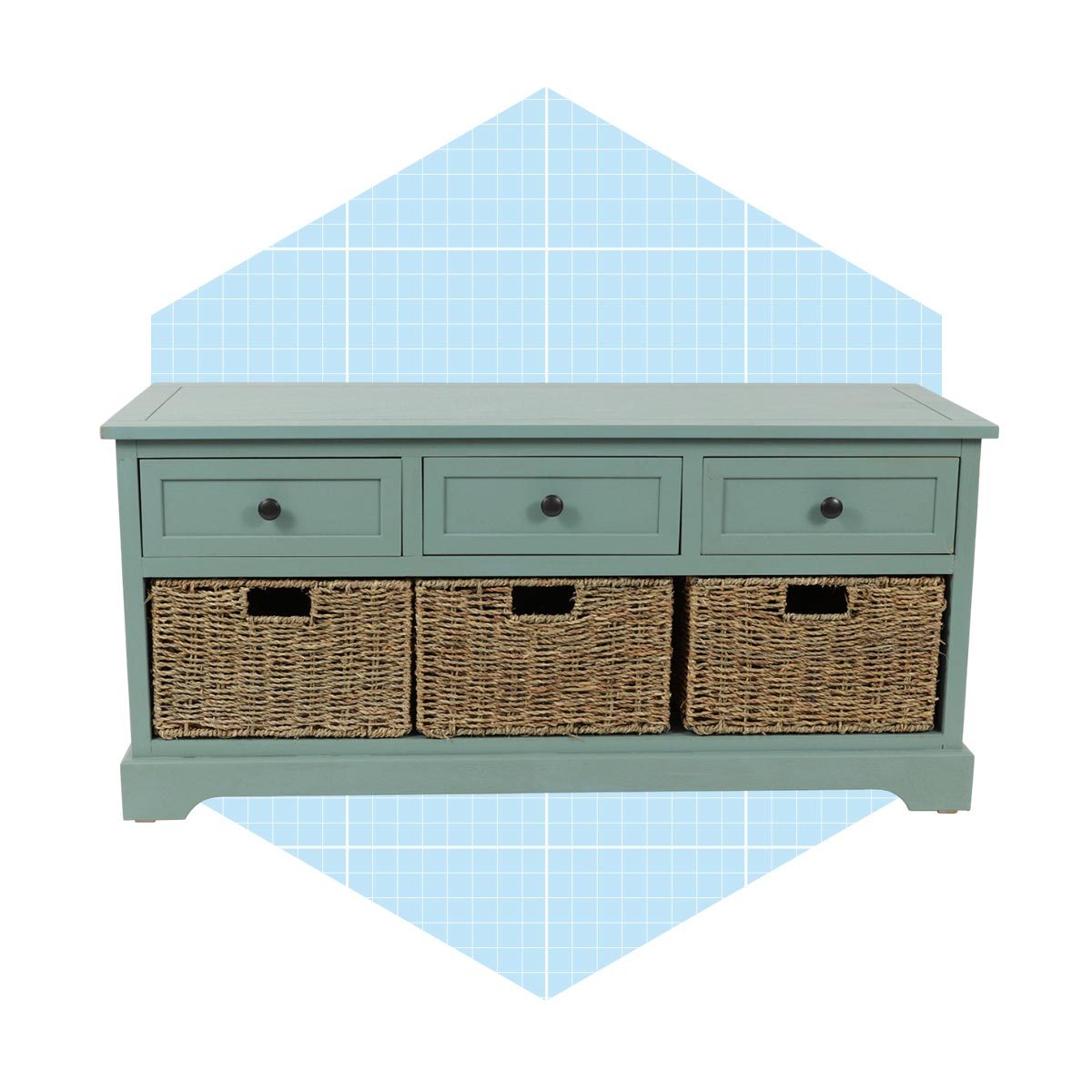 Coastal Bedroom Storage Bench