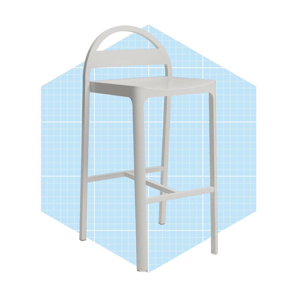 Gable Metal Bar Stool