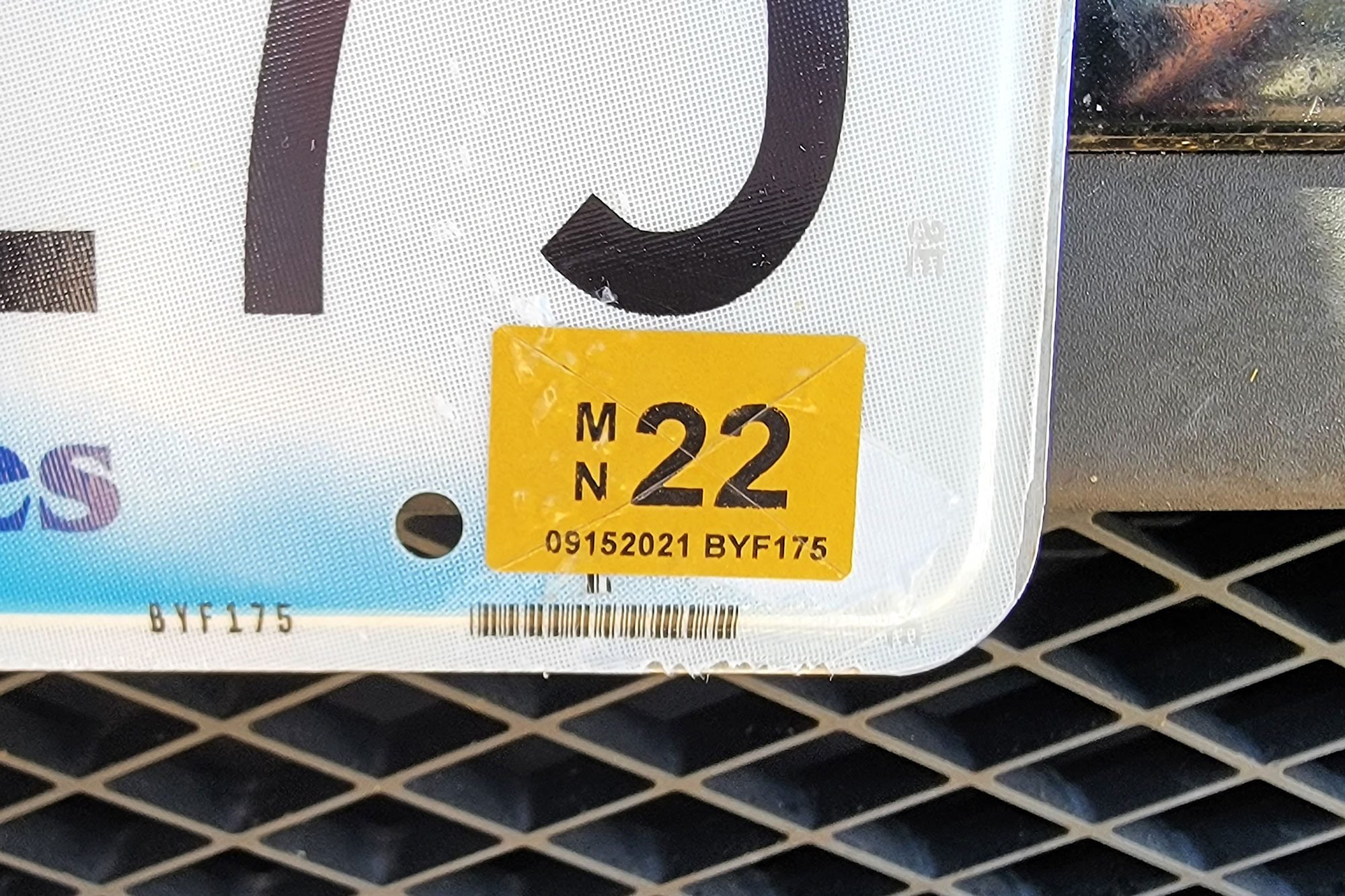 Always Score Your License Plate Sticker with a Razor — Here's Why