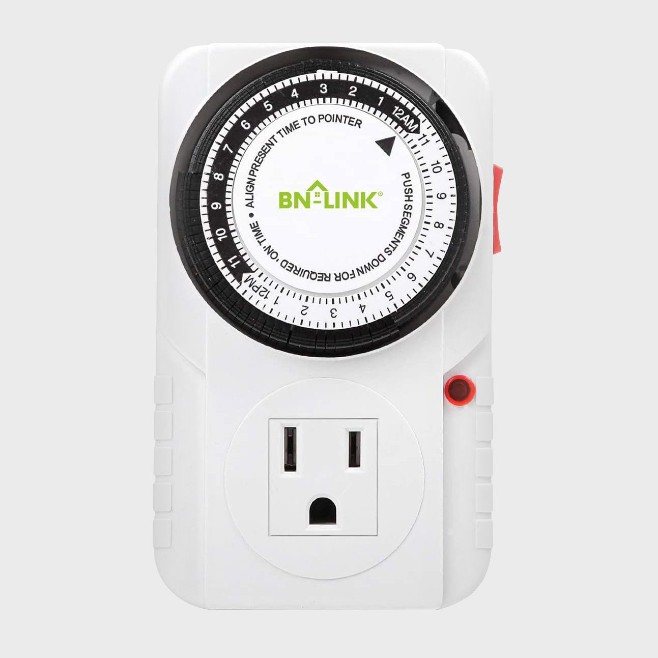 Bn Link 24 Hour Plug In Mechanical Timer Grounded