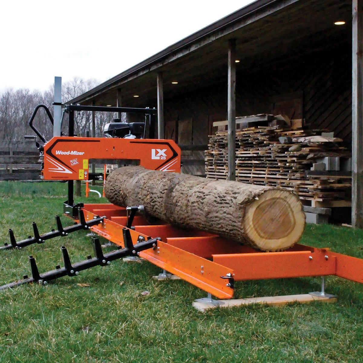 Chainsaw Mill Mini Lumber Cutting Guide Vertical Timber Chainsaw