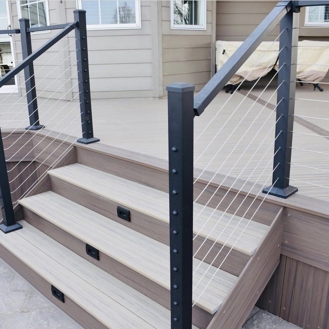 Cable Deck Railing Idea