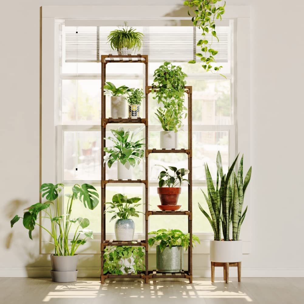 Window Plant Shelf 3 Tiered Hanging Wooden Window Shelf Hanging