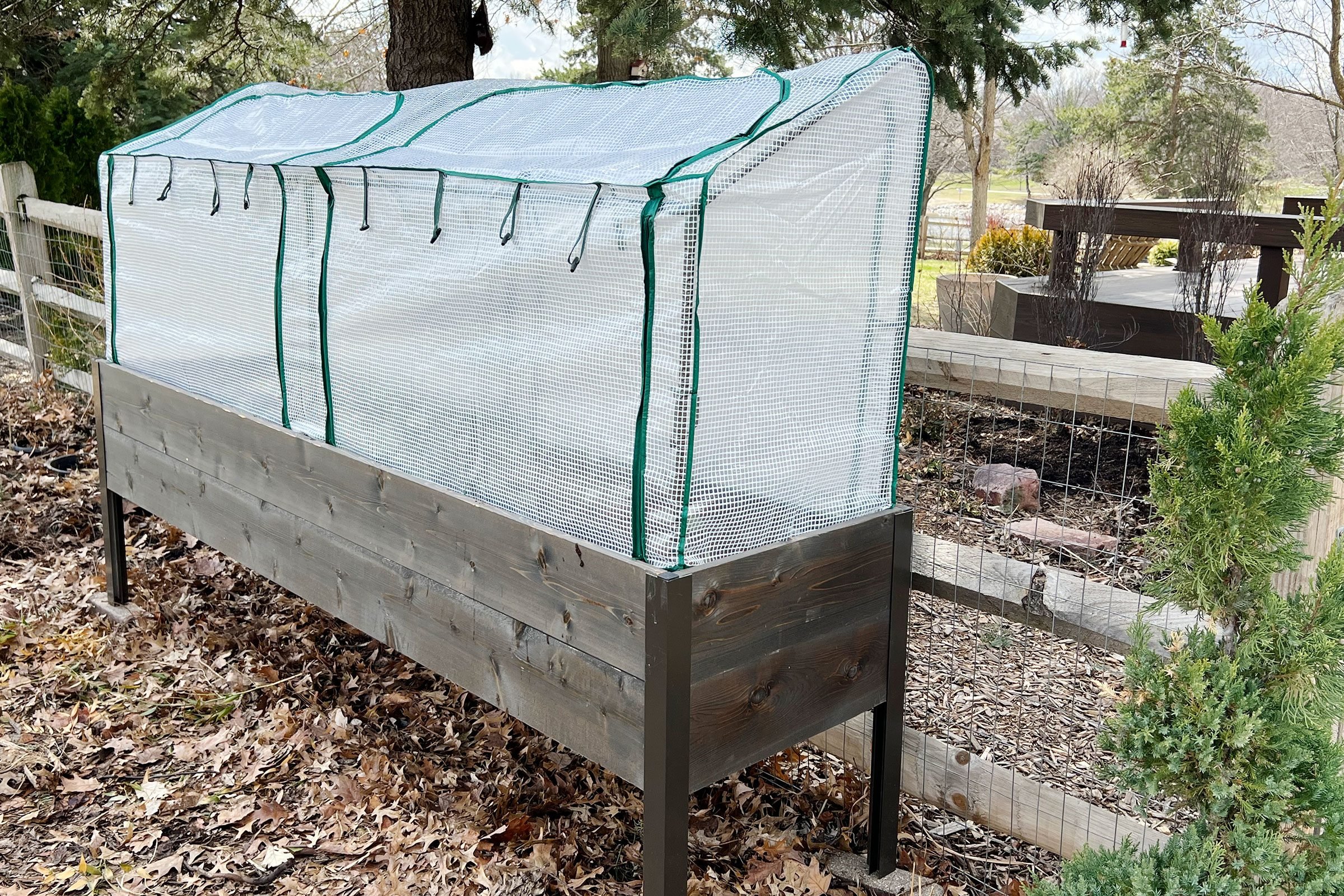 green house cover for vegetable garden