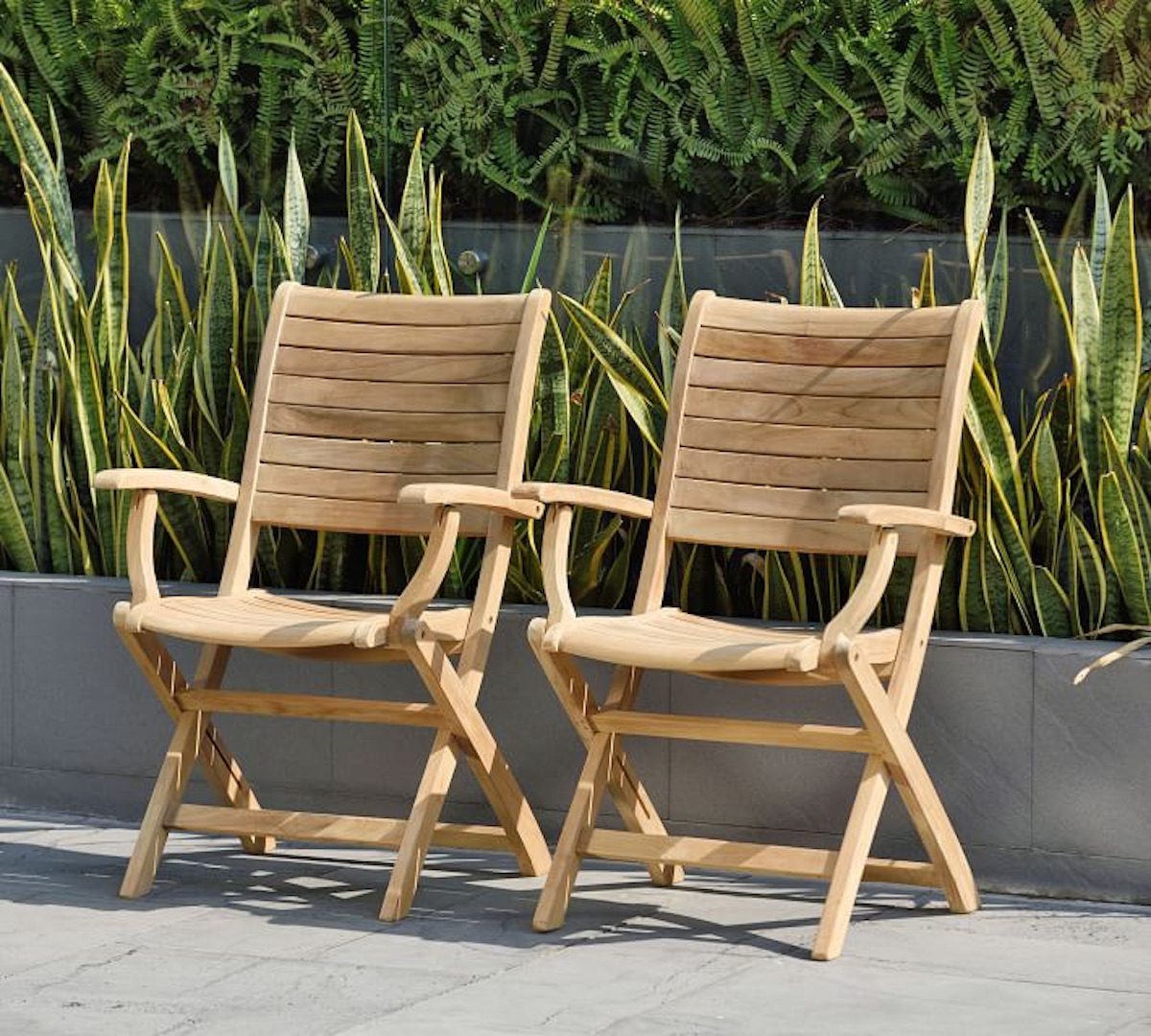 The Best Outdoor Folding Chairs For 2022 The Family Handyman   Teak Outdoor Folding Chair 