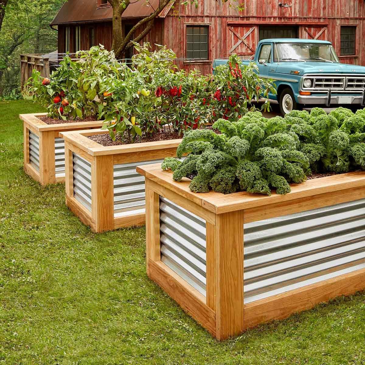 metal raised garden beds