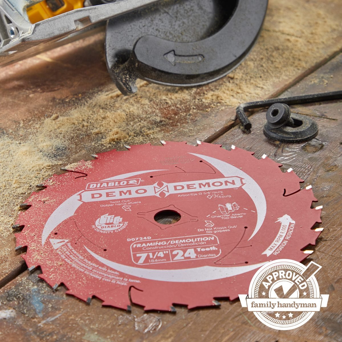 Tear Through DIY Projects with the Family Handyman Approved Diablo Demo Demon Saw Blade