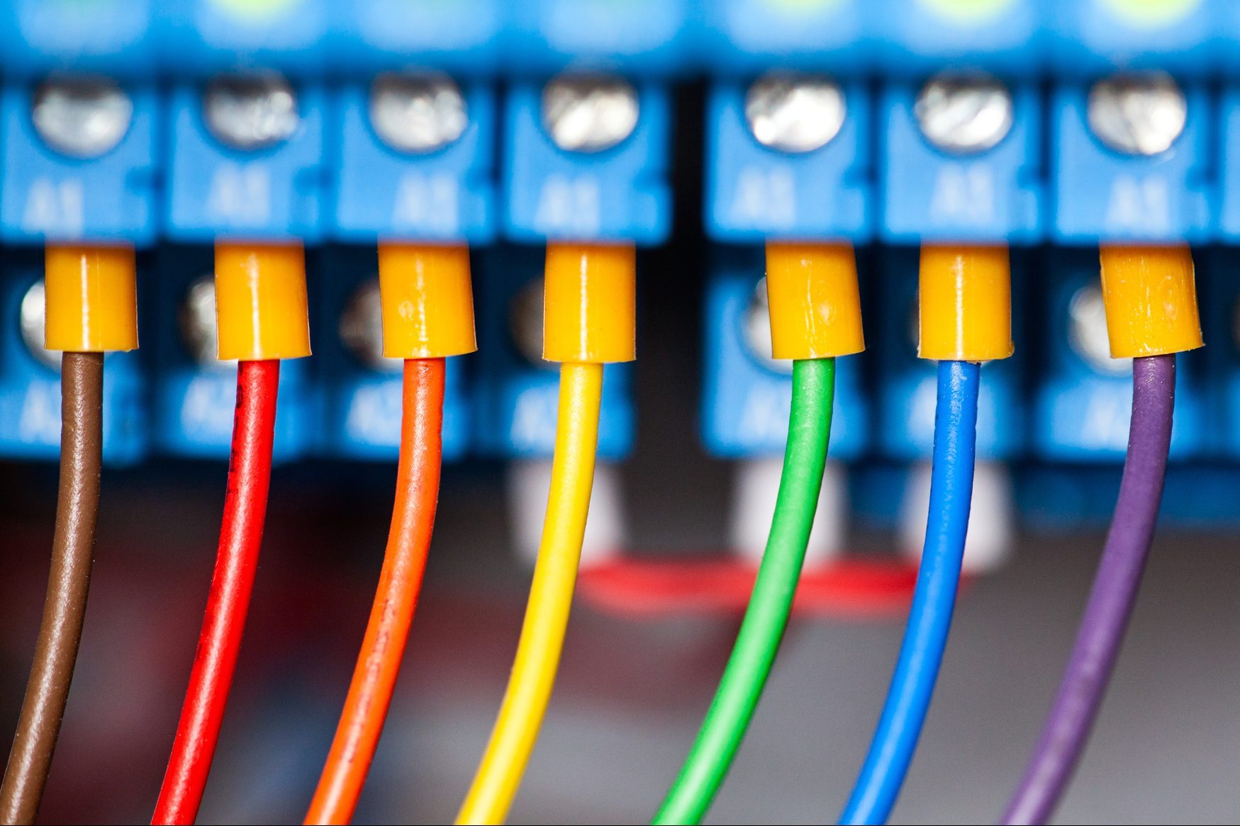 Close-up Of a Electrical Panel