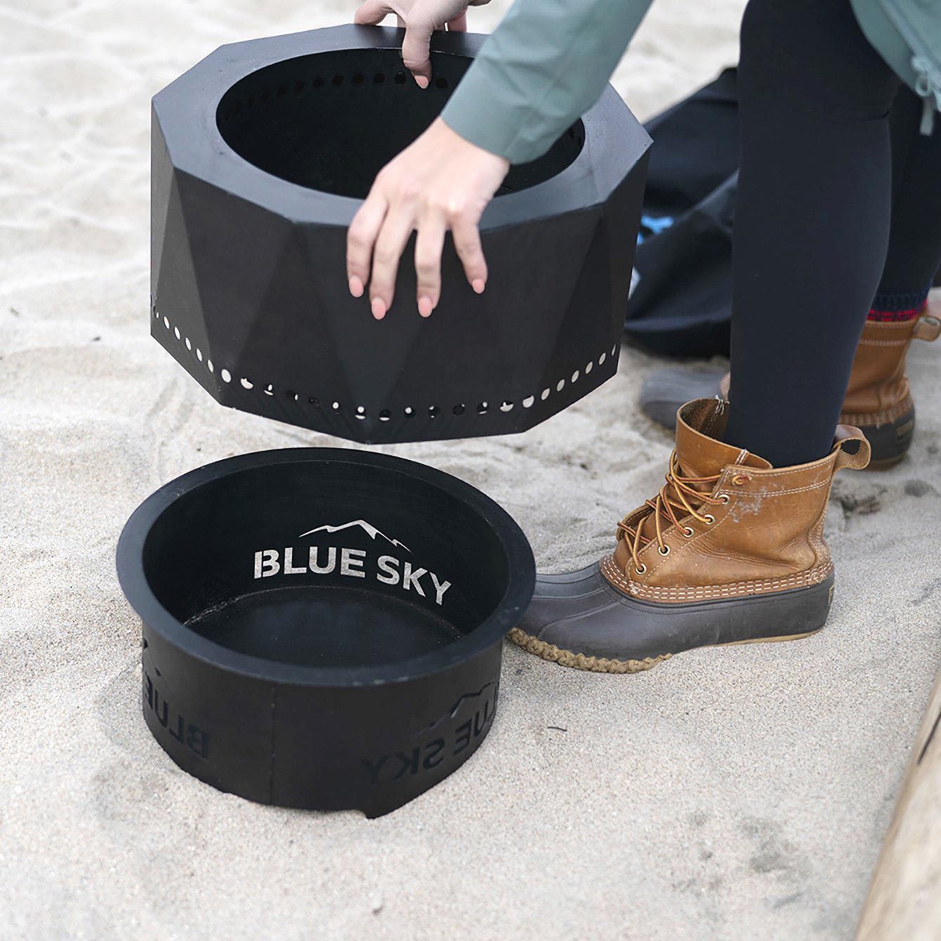 The Dual-Fuel Blue Sky Fire Pit Brings the Heat | Family Handyman