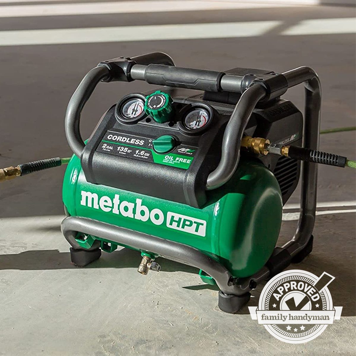 We Tried Metabo Battery Powered Cordless Air Compressor - We Approve!