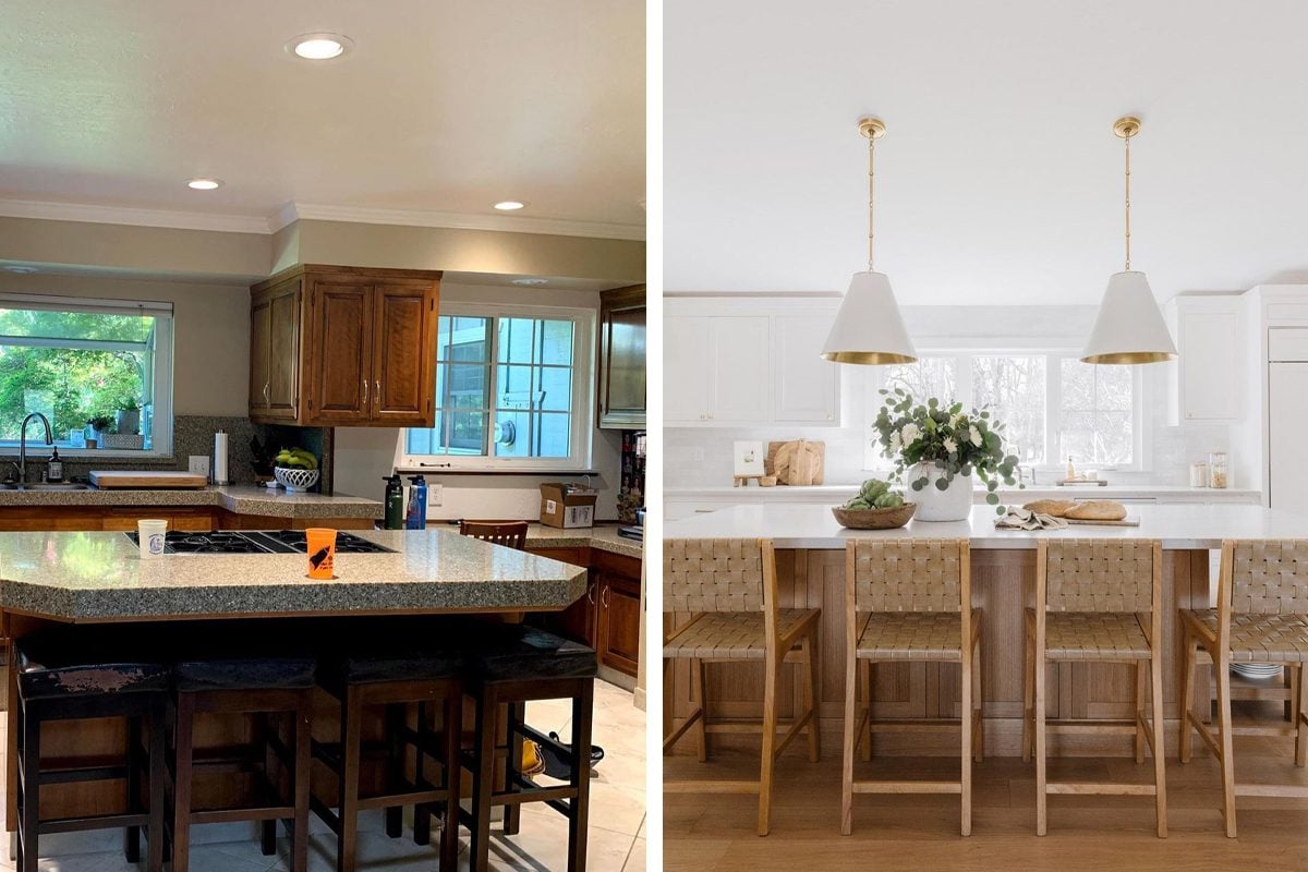 10 Amazing Before and After Kitchen Remodels