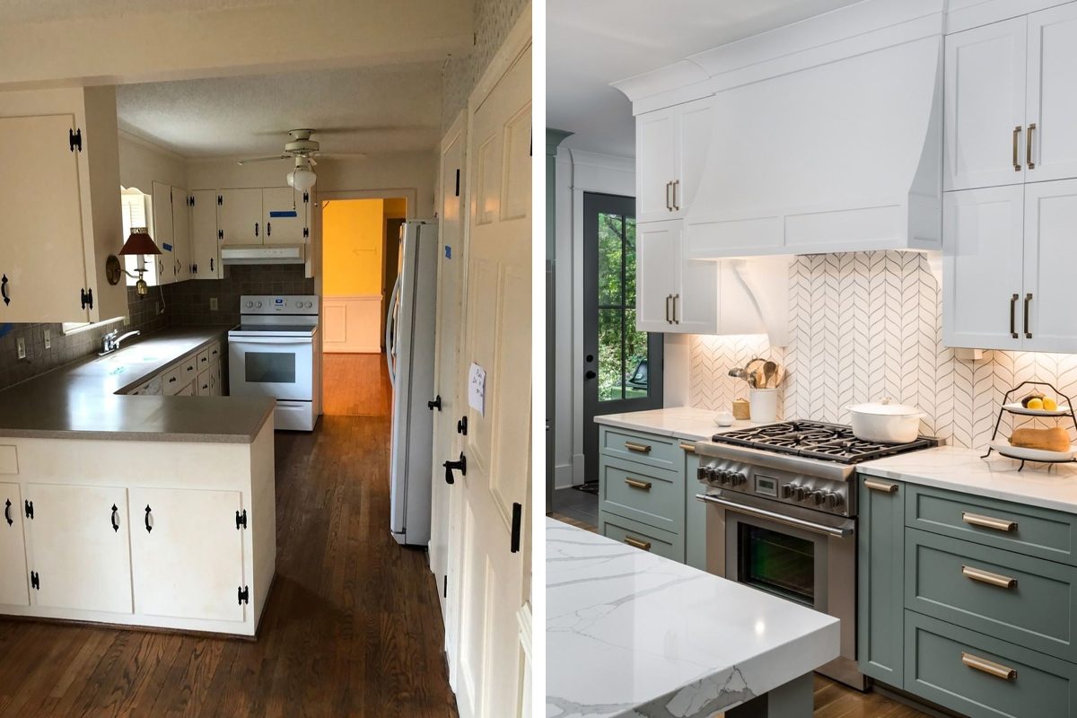 10 Amazing Before and After Kitchen Remodels