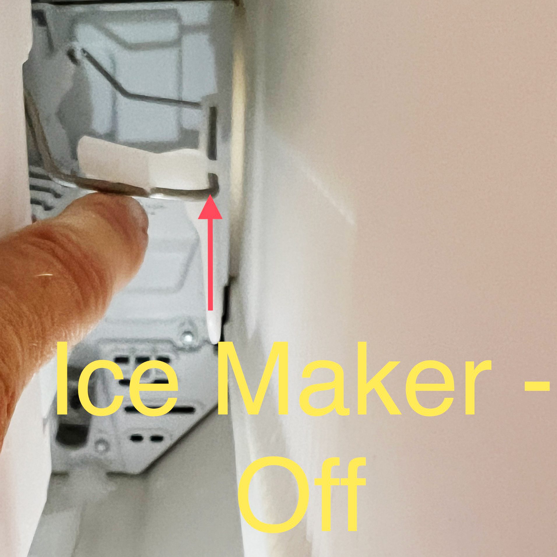 fixing an ice maker