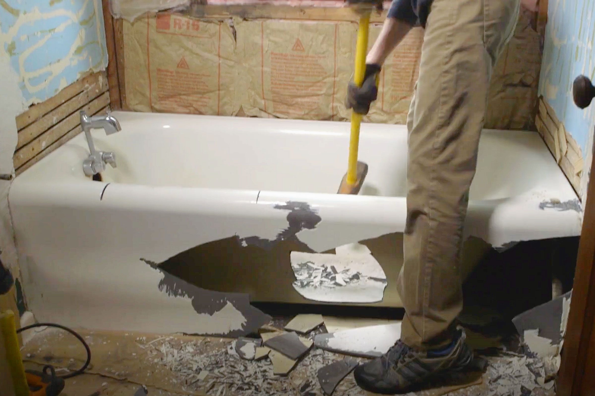 How To Remove a Cast Iron Tub Family Handyman