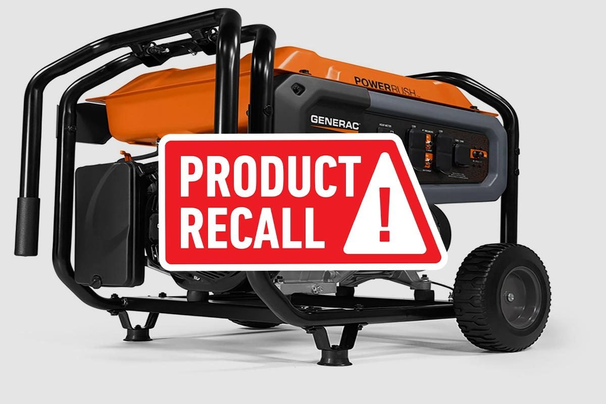 Generac and DR Generators Recalled Over Safety Issues