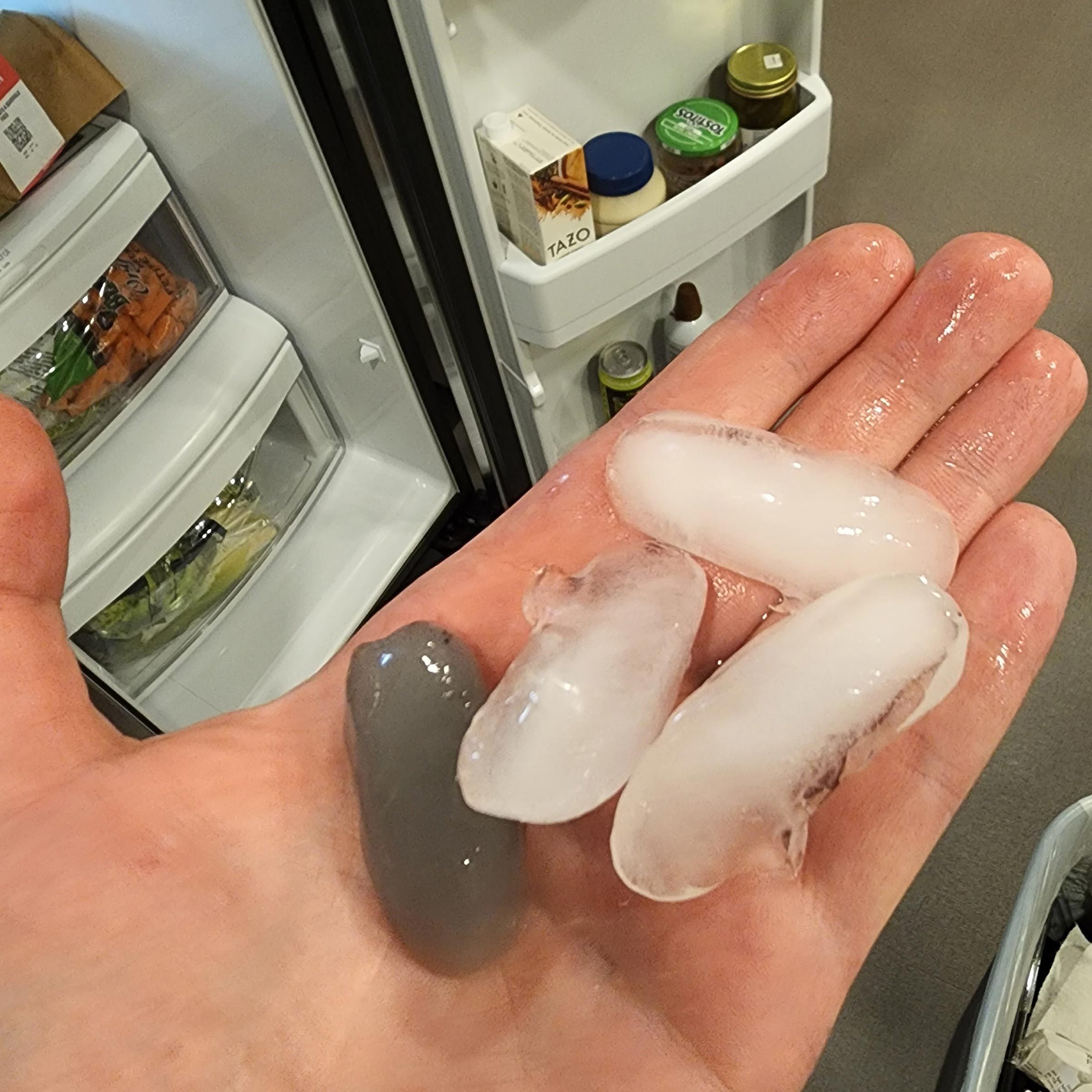 If You See Gray Ice Cubes in Your Fridge, This Is What It Means