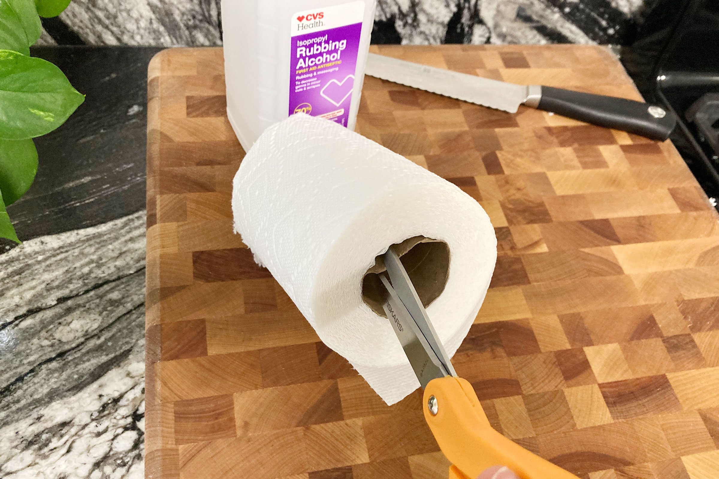 Step 3 Remove Cardboard for disinfectant wipes