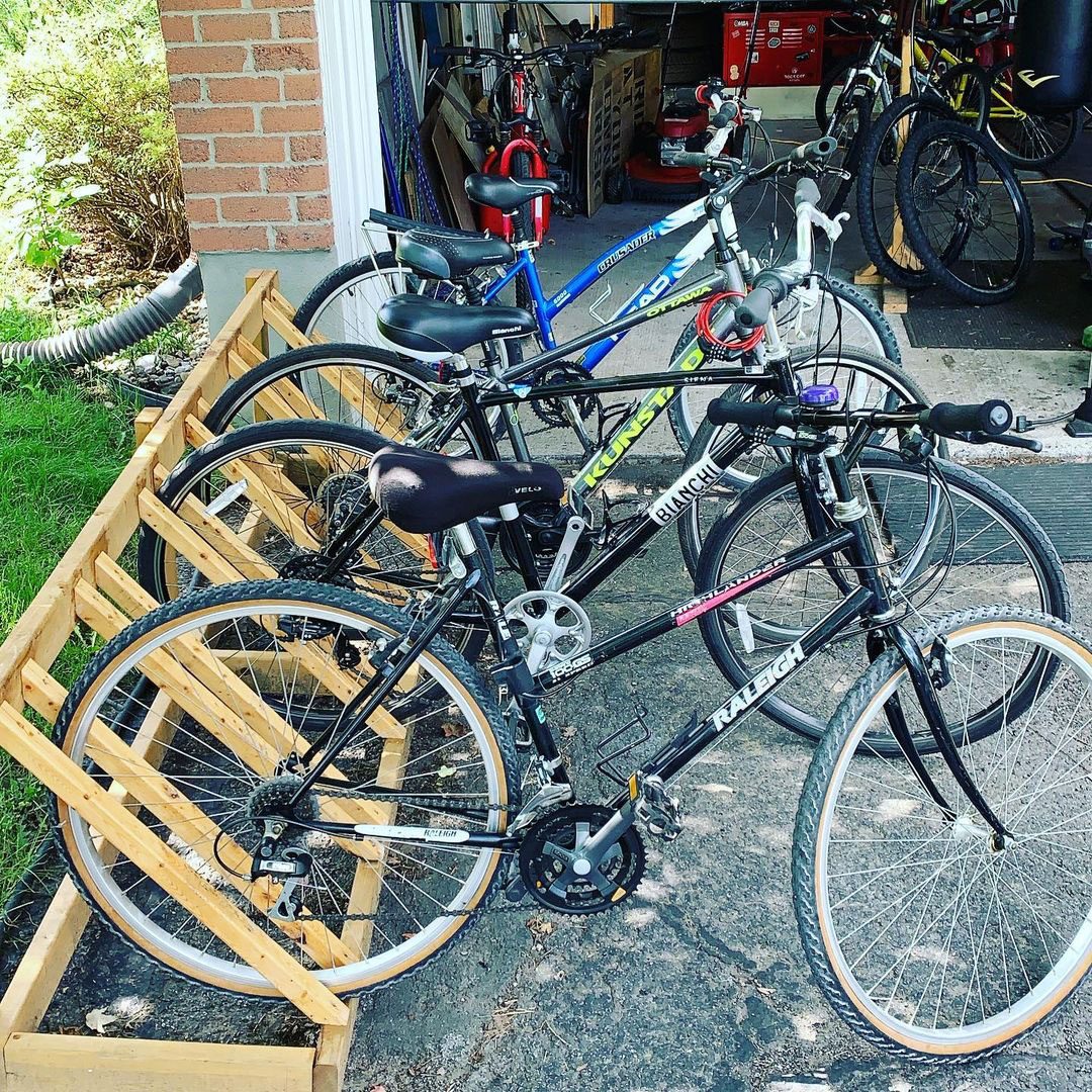 How make your own racks for bike 